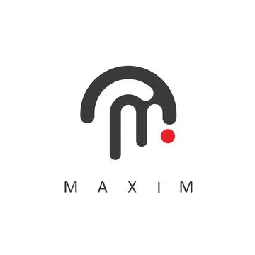 M letter icon vector concept design in white background template Ilustração Stock