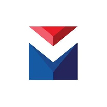 M Letter icon  Vector Illustration concept design 스톡 일러스트