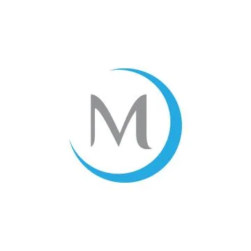 M letter Stock Illustration