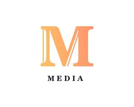 M letter Logo Design Stock Illustration