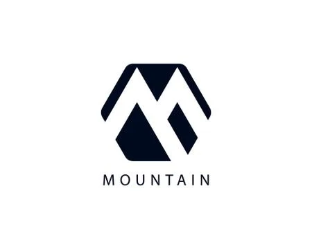 M letter Logo design Stock Illustration