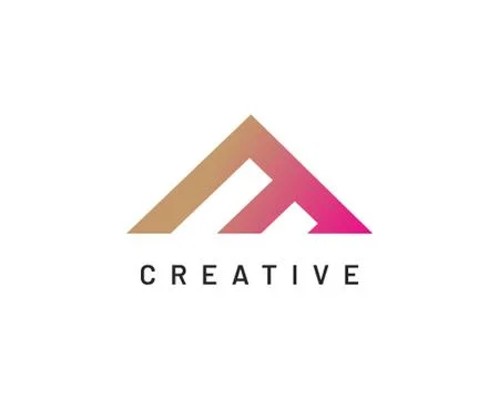 M letter Logo design Stock Illustration