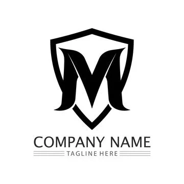 M letter logo design vector identity icon sign Stock Illustration
