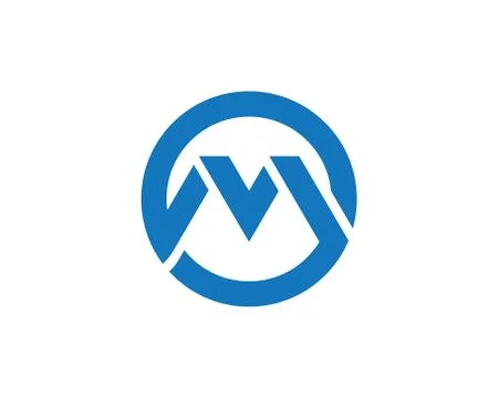 M Letter Logo Illustrazione stock
