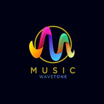 M letter logo Stock Illustration