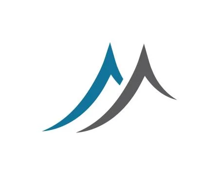 M Letter Logo Template Stock Illustration