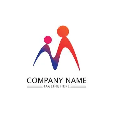 M Letter Logo Template Stock Illustration