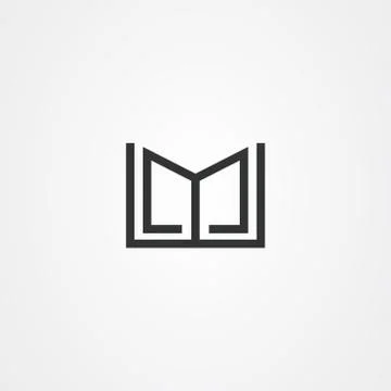 M letter logo vector design Illustrazione stock
