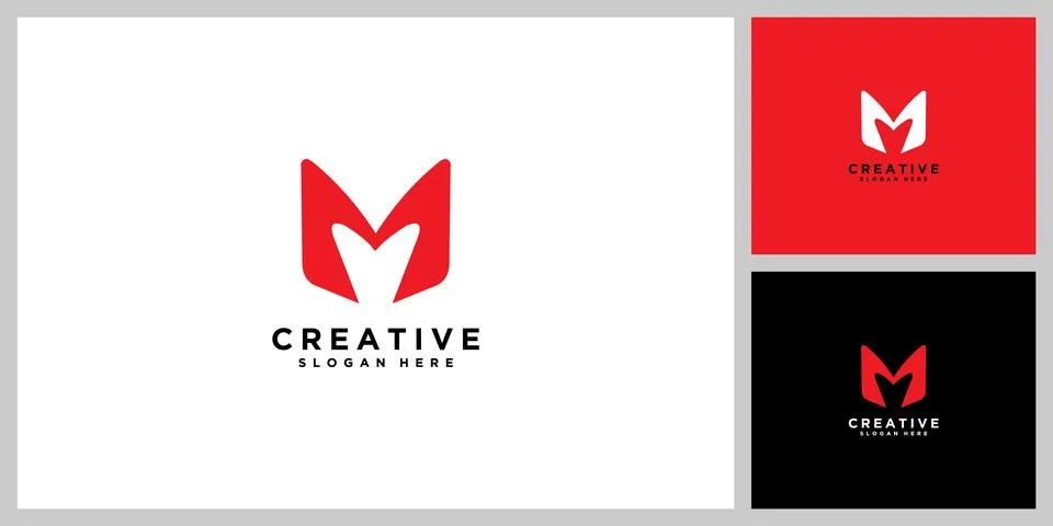 M letter vector design template Stock Illustration