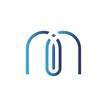 M logo, logo for building construction, catchy Stock Illustration