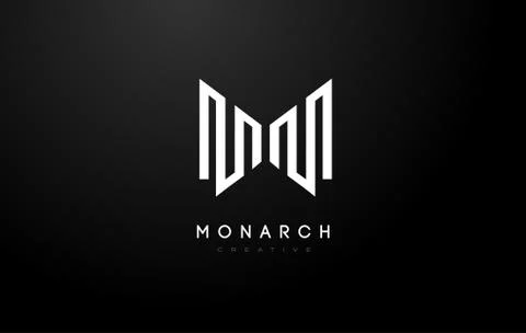 M Logo. M Letter Icon Design Vector Illustrazione stock