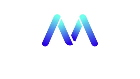M Logo Motion Stock Footage 143638568