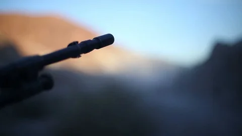 M1 Abrams moves in Tactical Assembly Area - 2017 Stock Footage 87709137