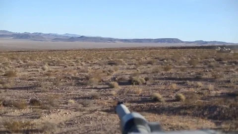 M1 Abrams moves in Tactical Assembly Area - 2017 Stock Footage 87709187