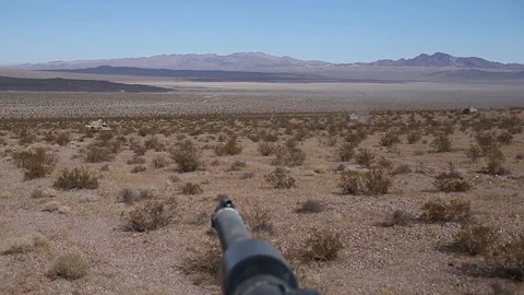 M1 Abrams moves in Tactical Assembly Area - 2017 Stock Footage 87709246