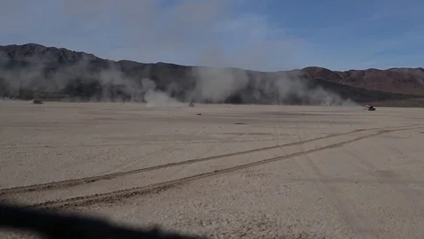 M1 Abrams moves in Tactical Assembly Area - 2017 Stock Footage 87709286