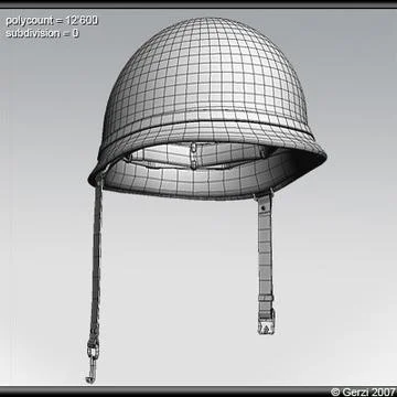 M1 Helmet - Vietnam 3D Model