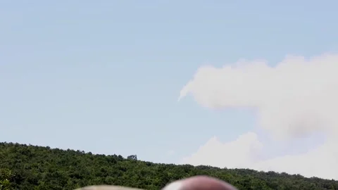 M142 HIMARS. Overview and Launching Rockets Down Range 021 Stock Footage 162055402