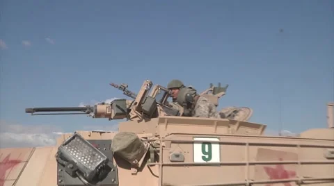 M2 Bradley Fighting Vehicles Training Video stock 51438510