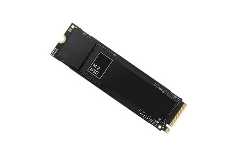 M.2 ssd isolated on white background Stock Photos