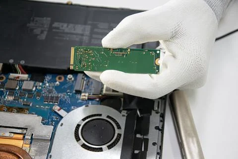 M.2 SSD is a popular storage technology. Stock Photos
