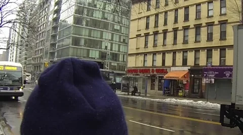 M23 Bus Stock Footage 47614367