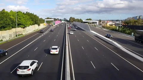 M4 Highway View from Above Stock Footage 82550490
