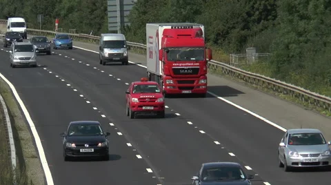 M4 Reading from Kirtons Farm RD 22 Stock Footage 40687737