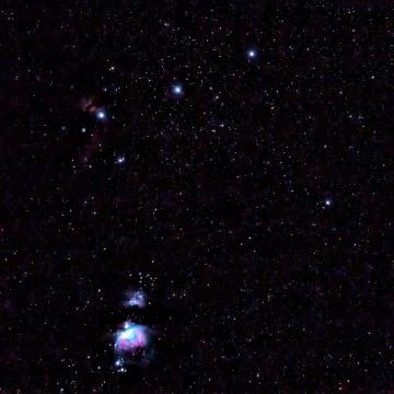 M42 Orion Nebula Stock Photos