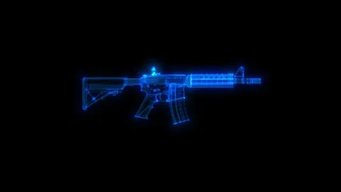 M4A4 3D Seemless Loop GUN Animation Видео 276691576