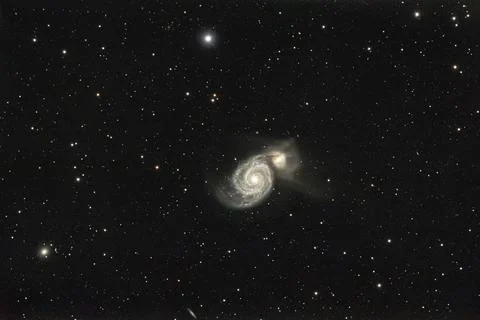 M51 Whirlpool Galaxy Stock Photos
