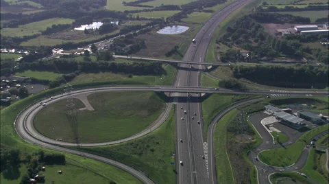M6 Toll Road Stock Footage 65200633