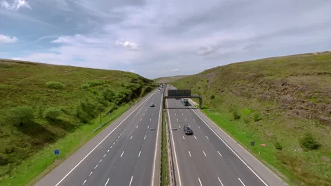 M62 Motorway Stockbeeldmateriaal 196279501