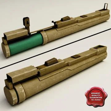 M72 Rocket Launcher 3D Model