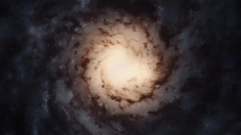 M87, Perfect Spiral Galaxy, Zoom Out 4K Stock Footage 242515882