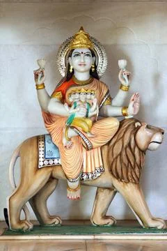Maa Durga fifth aspect Maa skandamata Copyright: xAnirudhaxCheoolkar/Dinod... Stock Photos
