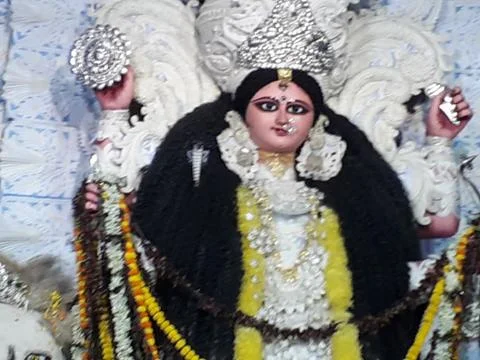 Maa durga jagadhatri devi Foto stock