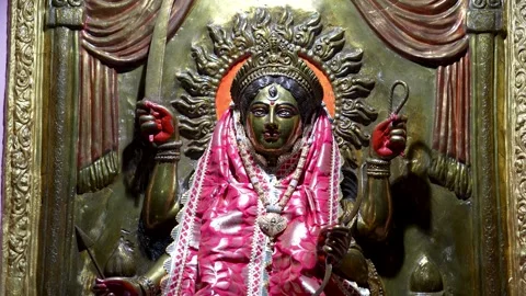 Maa Vaishno Devi  Supreme Goddess of Faith and Divine Energy Stock Footage 318617625
