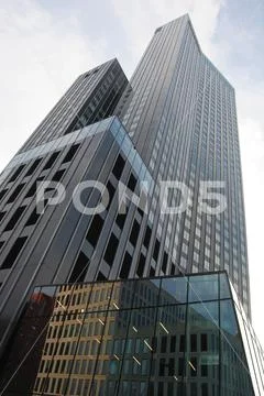 MaasToren building in Rotterdam. Stock Photos
