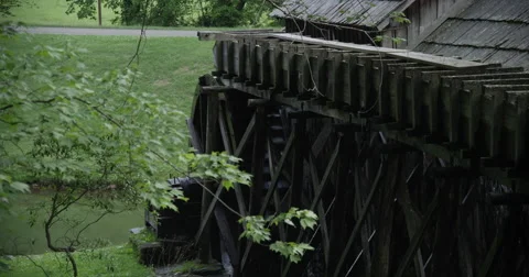 Mabry Mill Back View Stock Footage 50944413