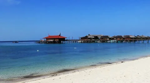 Mabul island Stock Footage 11435387