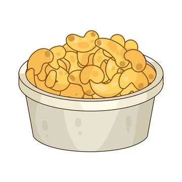 Mac and Cheese illustration Stock Illustration