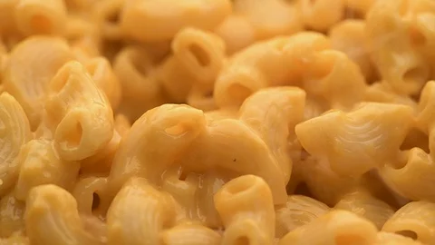 Mac and Cheese Macro Slider with Bread Crumb Topping Stock Footage 119335593