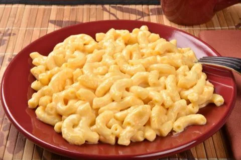 Mac and cheese Stock Photos