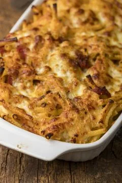 Mac and cheese Stock Photos