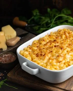 Mac and cheese Stock Photos