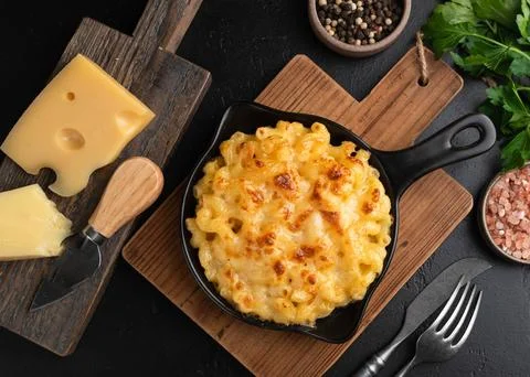 Mac and cheese Stock Photos