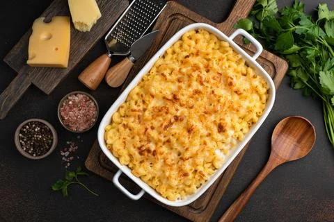 Mac and cheese Stock Photos