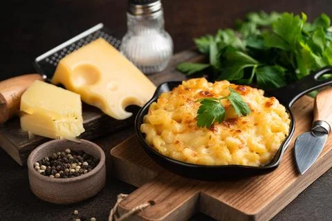 Mac and cheese Stock Photos