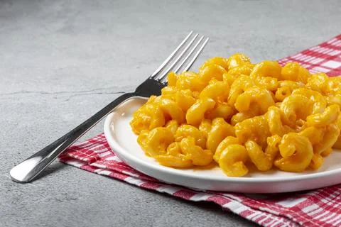 Mac and cheese, typical American food. Stock Photos